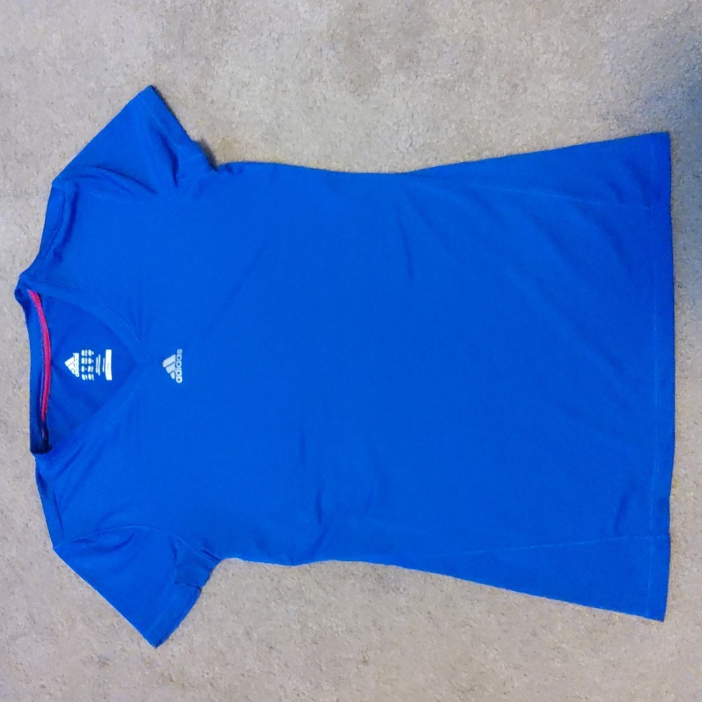 Adidas Climalite Colbalt Blue Tech Tee